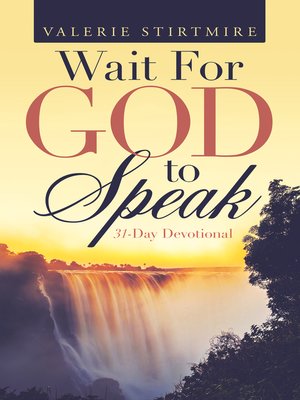 cover image of Wait for God to Speak